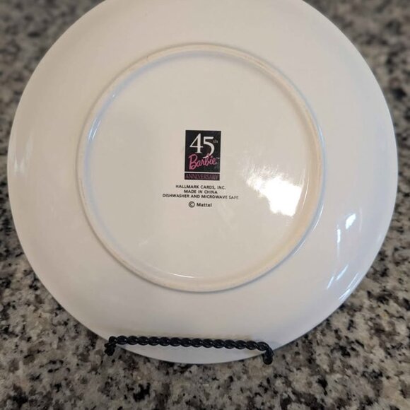 Rare 2004 Barbie 45th Anniversary Plate Set – Set of 4 Ceramic Collector Plates - Picture 6 of 6